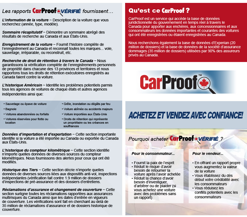 Rapport historique CarProof